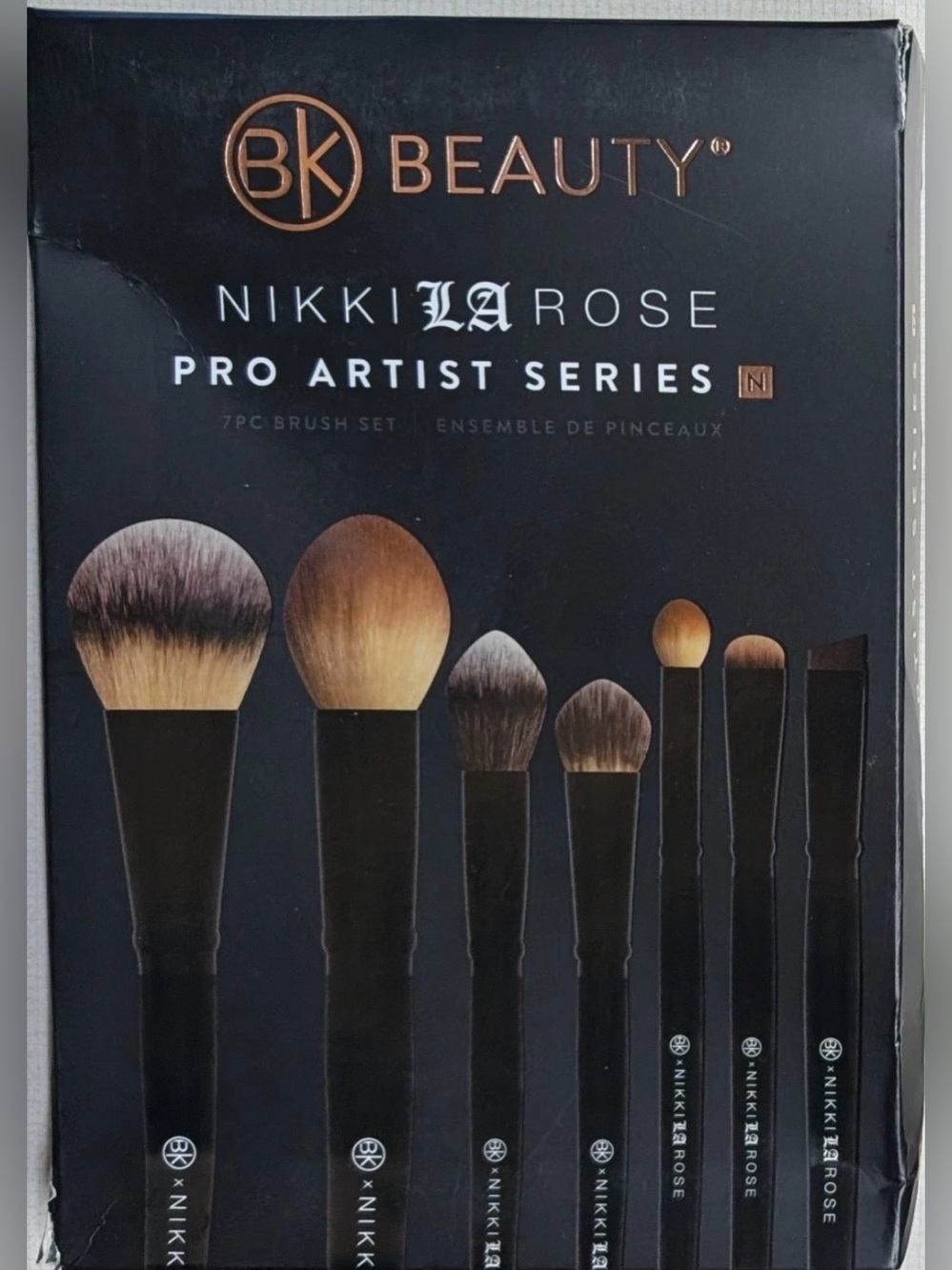 BK Beauty Nikki La Rose Pro Artist Make Up Brush 7 Pcs Set BNIB 🔖 - Picture 9 of 10